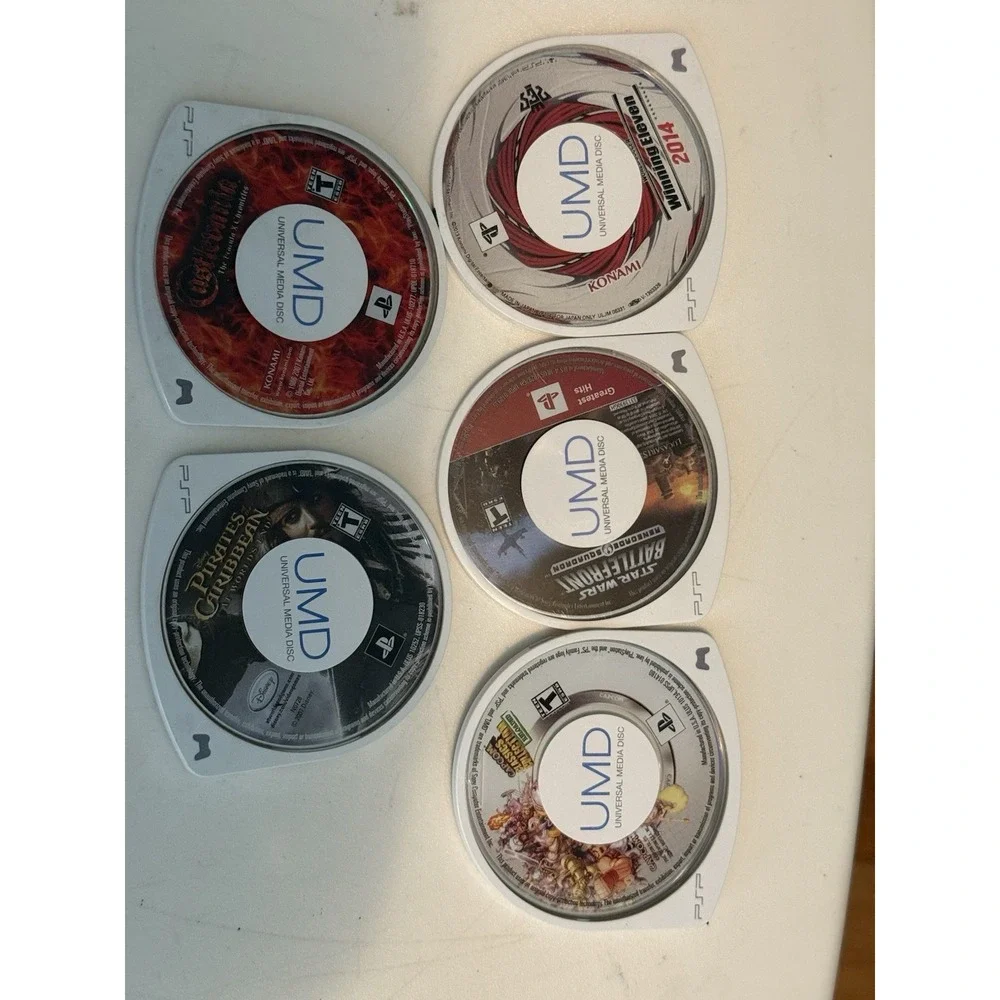 Lot Of 5 PSP Games , Disc Only ,‎ Good Condition